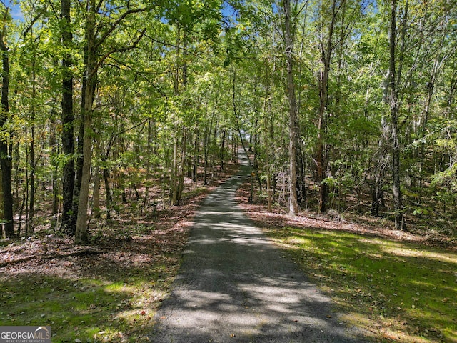 view of road