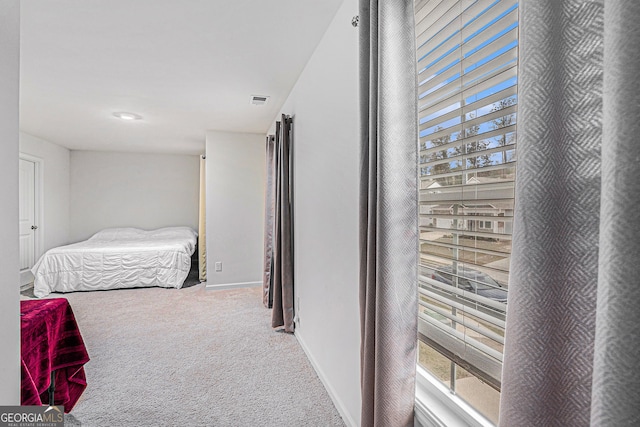 bedroom featuring carpet floors