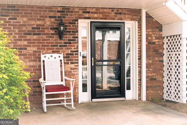 view of entrance to property