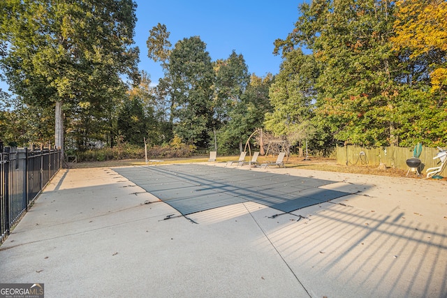 view of pool