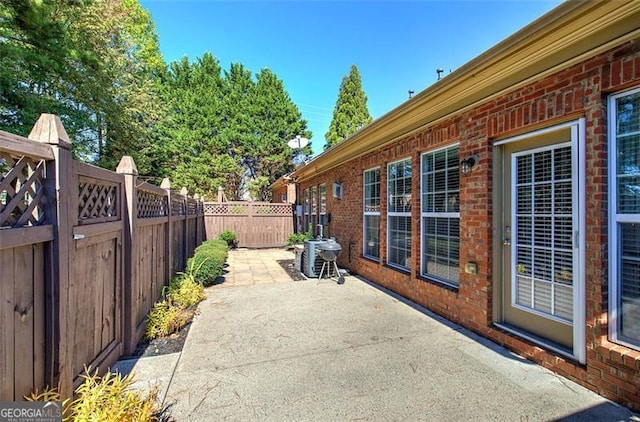 view of patio / terrace with cooling unit