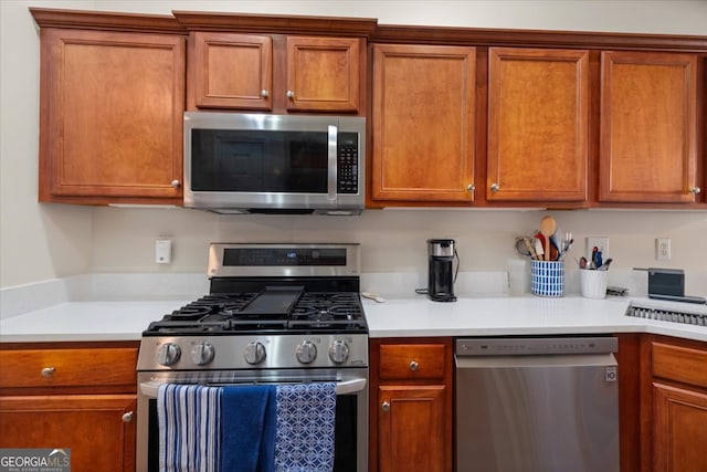 kitchen featuring appliances with stainless steel finishes