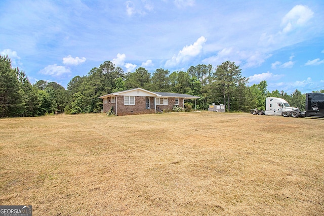 view of yard