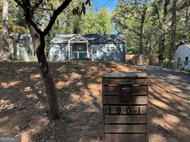 view of ranch-style house