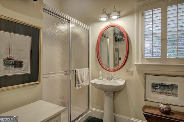 bathroom featuring a healthy amount of sunlight