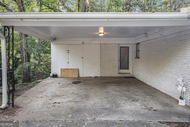 2210 Rhinehill Rd SE, Atlanta, GA 30315 - view of patio featuring an attached carport