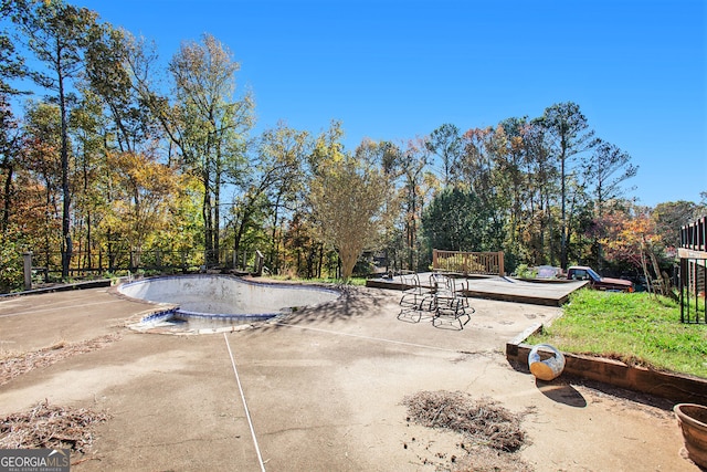 view of pool