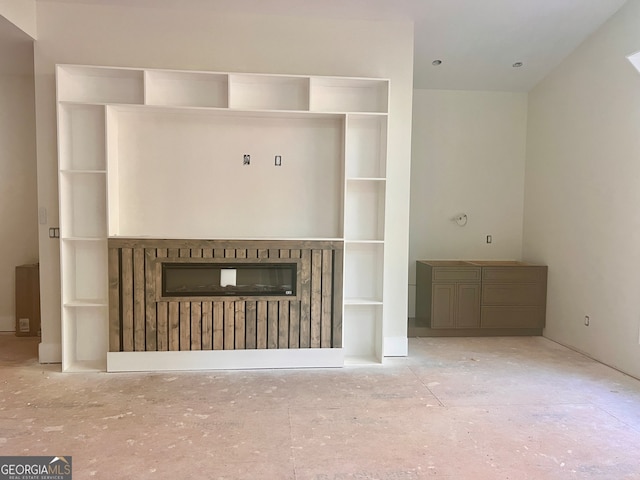 view of unfurnished living room