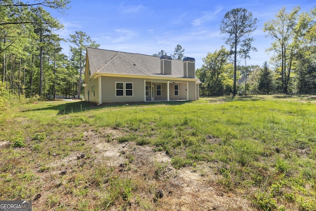 view of back of property