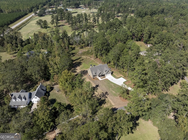 drone / aerial view featuring a rural view