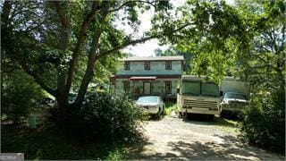 view of rear view of property