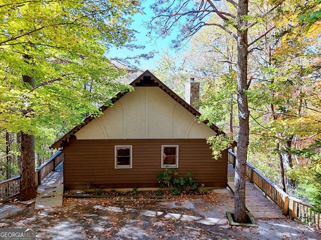 view of side of property