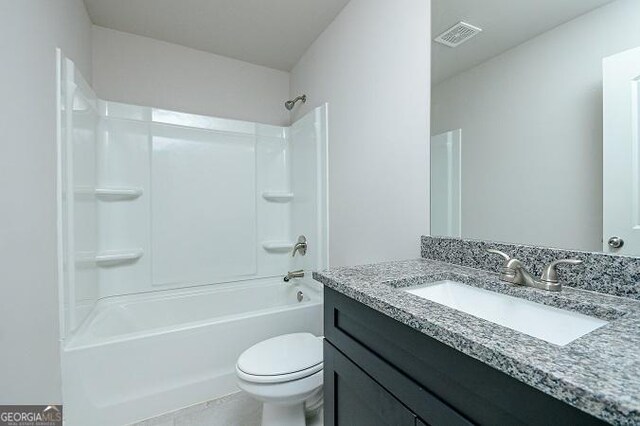 unfurnished bedroom featuring ensuite bath and light carpet