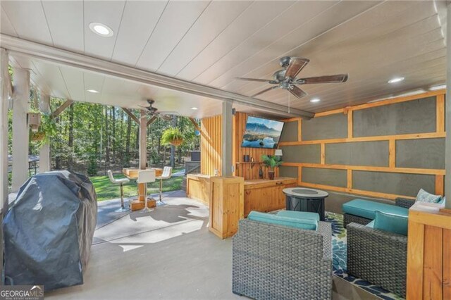 sunroom / solarium featuring a wealth of natural light