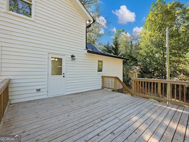 view of deck