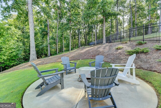 view of patio