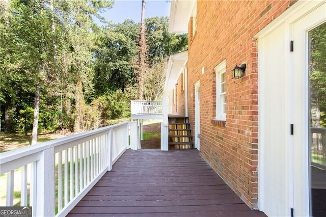 504 Milligan Dr, Stone Mountain, GA 30083 - view of wooden deck