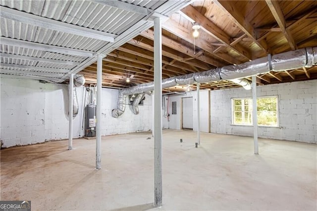 504 Milligan Dr, Stone Mountain, GA 30083 - below grade area with water heater