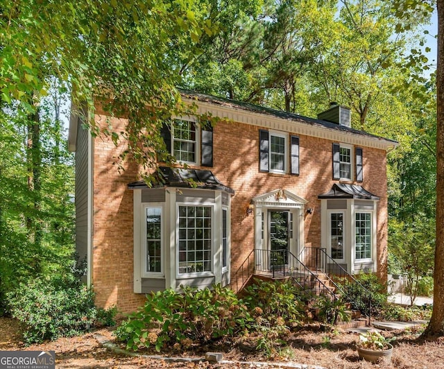 view of colonial house