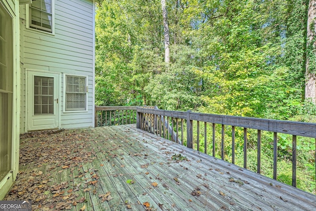 view of deck