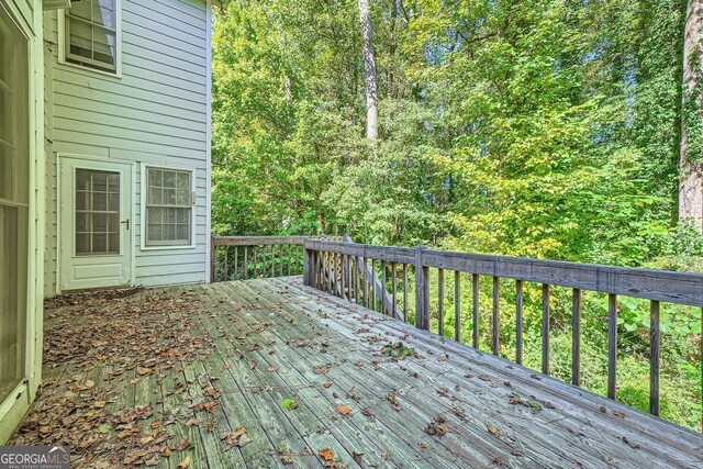 2459 Jacks View Ct, Snellville, GA 30078 - view of wooden deck