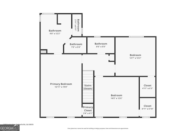 2459 Jacks View Ct, Snellville, GA 30078 - room layout