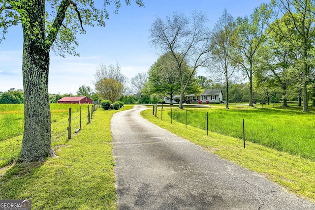 view of road