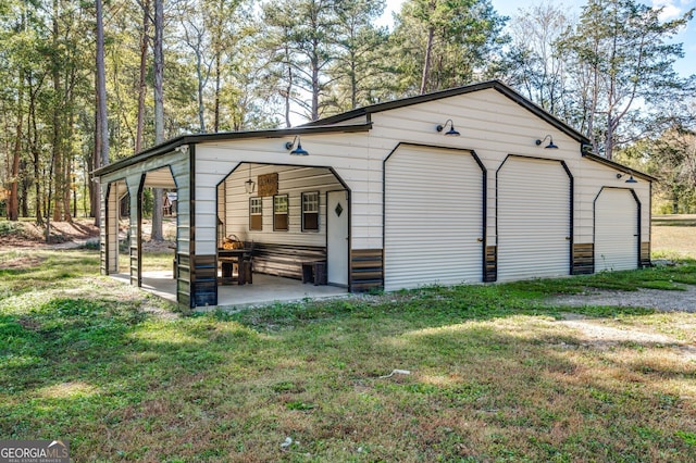 222 Valley View Dr, Rockmart, GA 30153 - view of detached garage