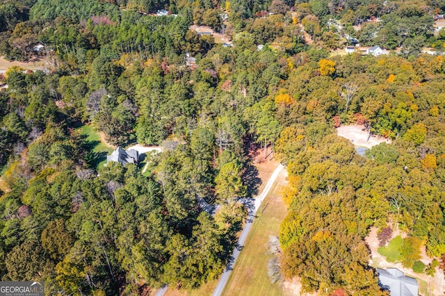 222 Valley View Dr, Rockmart, GA 30153 - aerial view featuring a wooded view