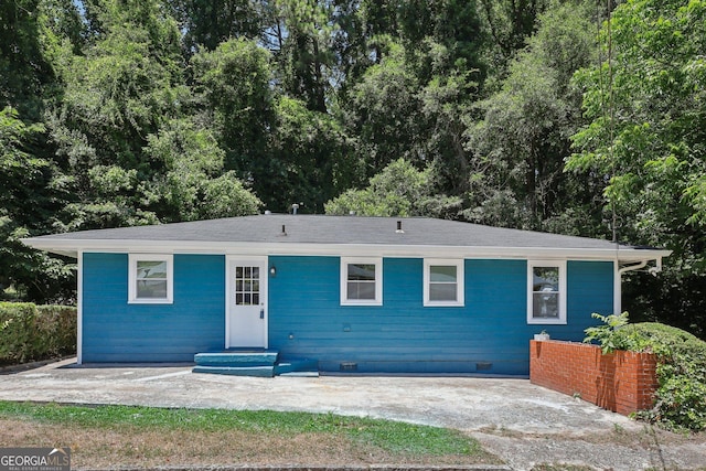 view of ranch-style house