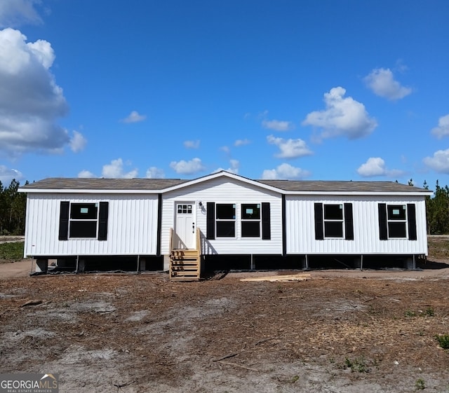 view of manufactured / mobile home