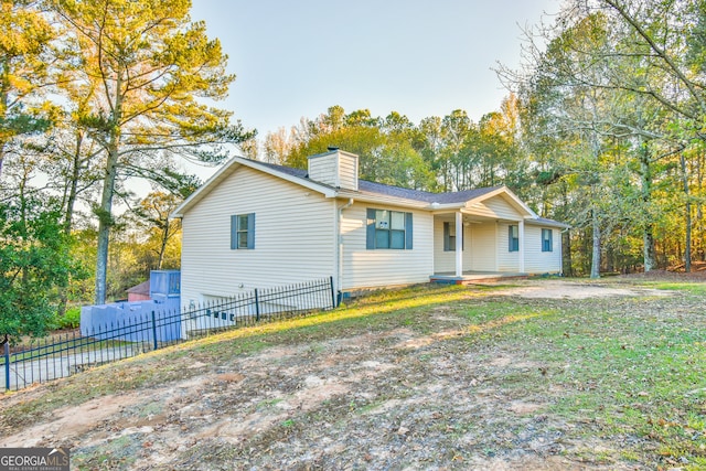 view of ranch-style home