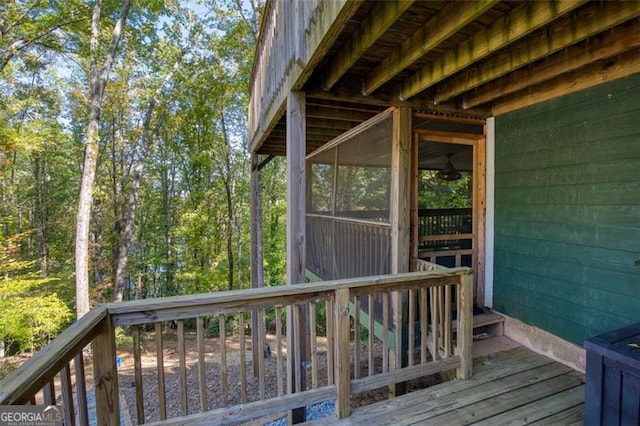 view of deck
