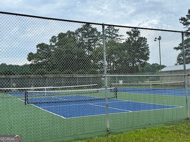 view of sport court