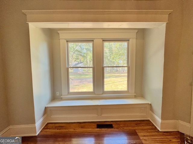 room details with hardwood / wood-style flooring