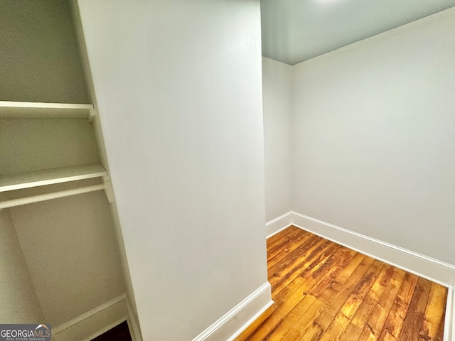 interior space featuring hardwood / wood-style floors