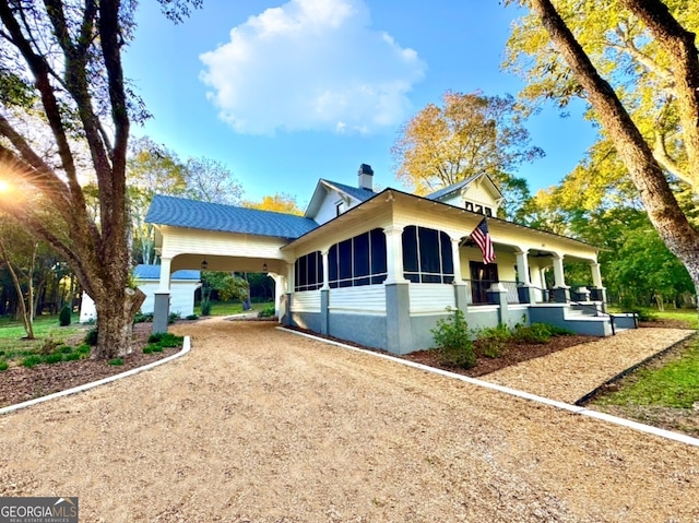 view of front of house