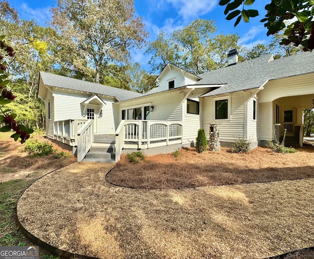 view of front of property