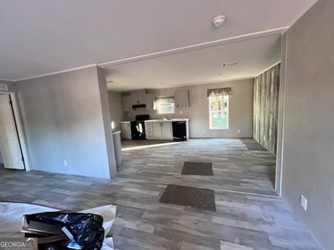 living room featuring hardwood / wood-style floors