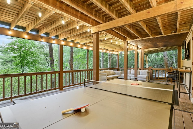 view of patio / terrace with outdoor lounge area