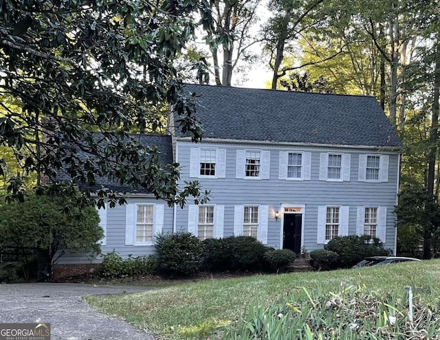 view of colonial house