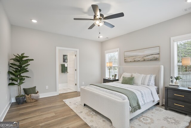 view of patio featuring ceiling fan and a porch