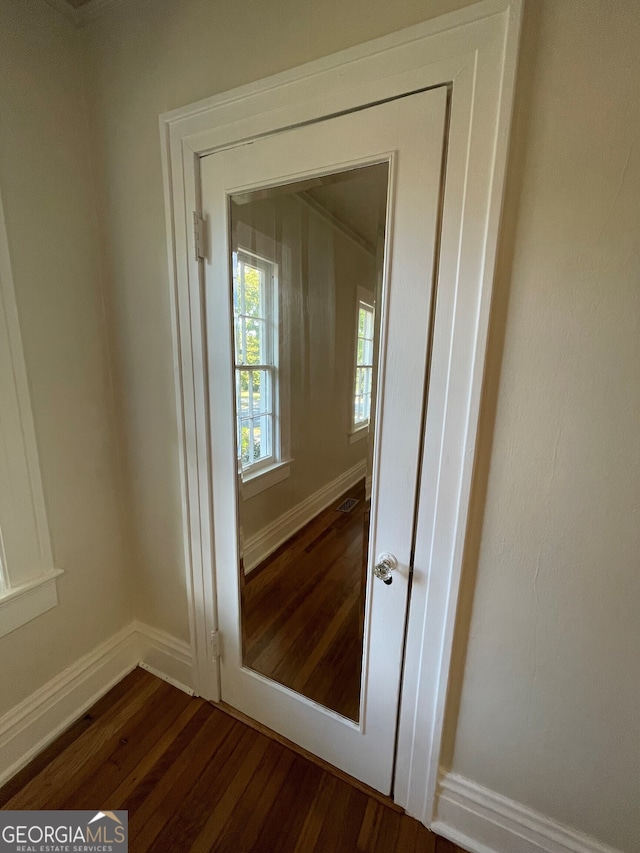 view of closet