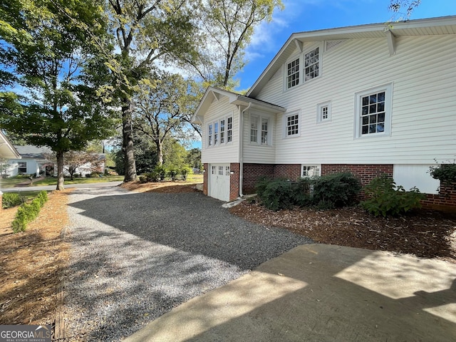 view of home's exterior