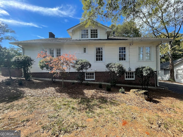 view of rear view of house