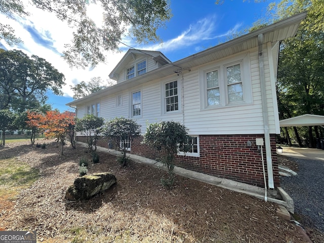view of property exterior