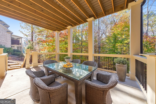 view of patio