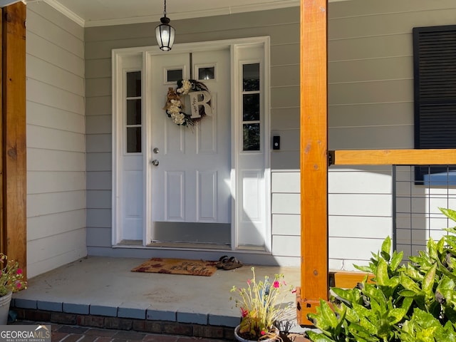 view of entrance to property