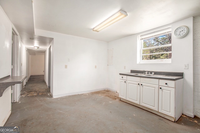 interior space with sink