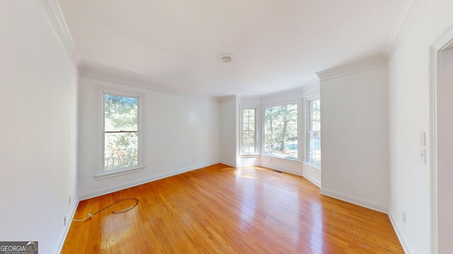 15 Greenridge Way, Newnan, GA 30265 - unfurnished living room with french doors, a towering ceiling, a fireplace, built in shelves, and ornamental molding